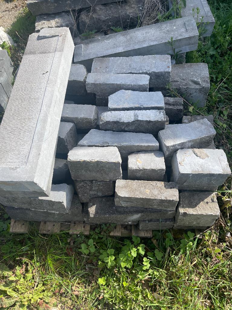 Pierres bleues, Jardin & Terrasse, Enlèvement, Utilisé, Pierre naturelle, Autres types