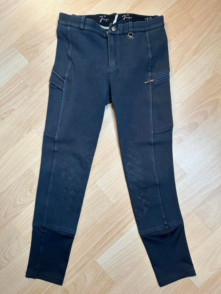 JMR, marineblauwe rijbroek, 14A, Kinderen en Baby's, Kinderkleding | Maat 164, Ophalen, Gebruikt, Meisje, Broek