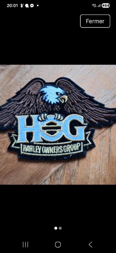 Ecusson harley davidson, Motos, Enlèvement ou Envoi, Neuf