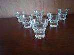 Retro vintage oude druppelglazen of borrelglaasjes, Enlèvement ou Envoi, Maison et Meubles
