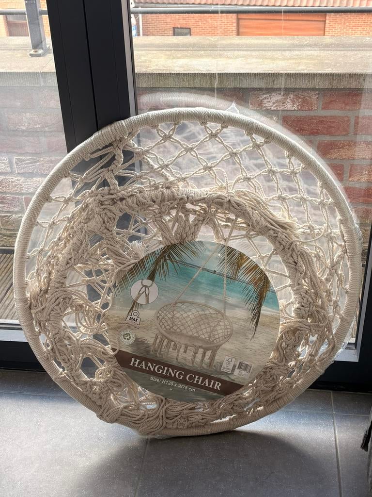 Hanging chair, Tuin en Terras, Tuinstoelen, Ophalen, Nieuw, Overige materialen, Inklapbaar
