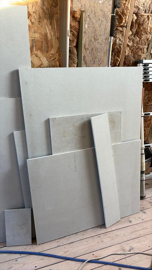 Resten fermacell platen, Doe-het-zelf en Bouw, Ophalen, Zo goed als nieuw