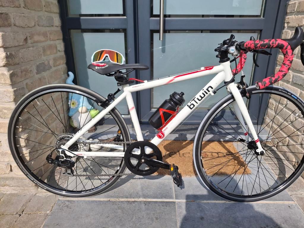 VÉLO cousre ENFANTS BTWIN JUNIOR 3  RENOUVELÉ 115_135CM, Vélos & Vélomoteurs, Enlèvement, Utilisé, 24 pouces, BTWIN RACE JUNIOR 3