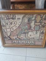 Grote ingelijste “Leo Belgicus” kaart – historische kaart Ne, Enlèvement
