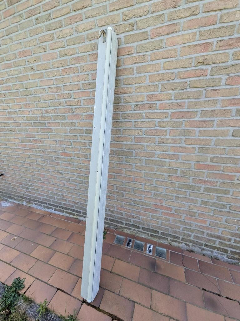 Groot projectiescherm (2 meter) - voor vast aan muur/plafond, TV, Hi-fi & Vidéo, Écrans de projection, Utilisé, Manuel, Enlèvement