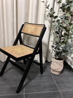 Rotan stoel zwart, Enlèvement, Comme neuf, Noir, Une