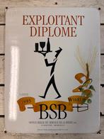 Plaque émaillée BSB, Collections, Enlèvement, Comme neuf