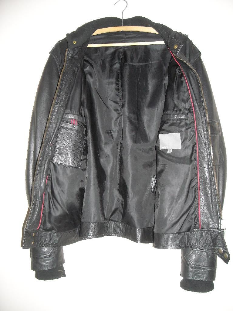 Veste en cuir Mexx, Kleding | Heren, Jassen | Zomer, Mexx, Zwart, Maat 56/58 (XL), Ophalen of Verzenden
