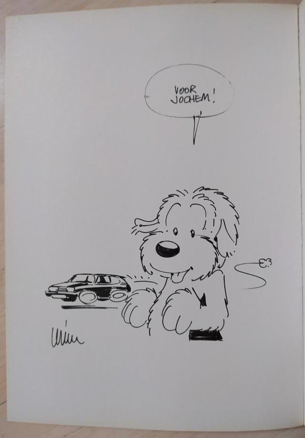Samson strip met originele tekening / dédicace Wim Swerts, Boeken, Stripverhalen, Ophalen of Verzenden