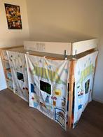 Great Children's Bunk bed with matress and safe Guards, Ophalen, Eenpersoons, Zo goed als nieuw, Hout