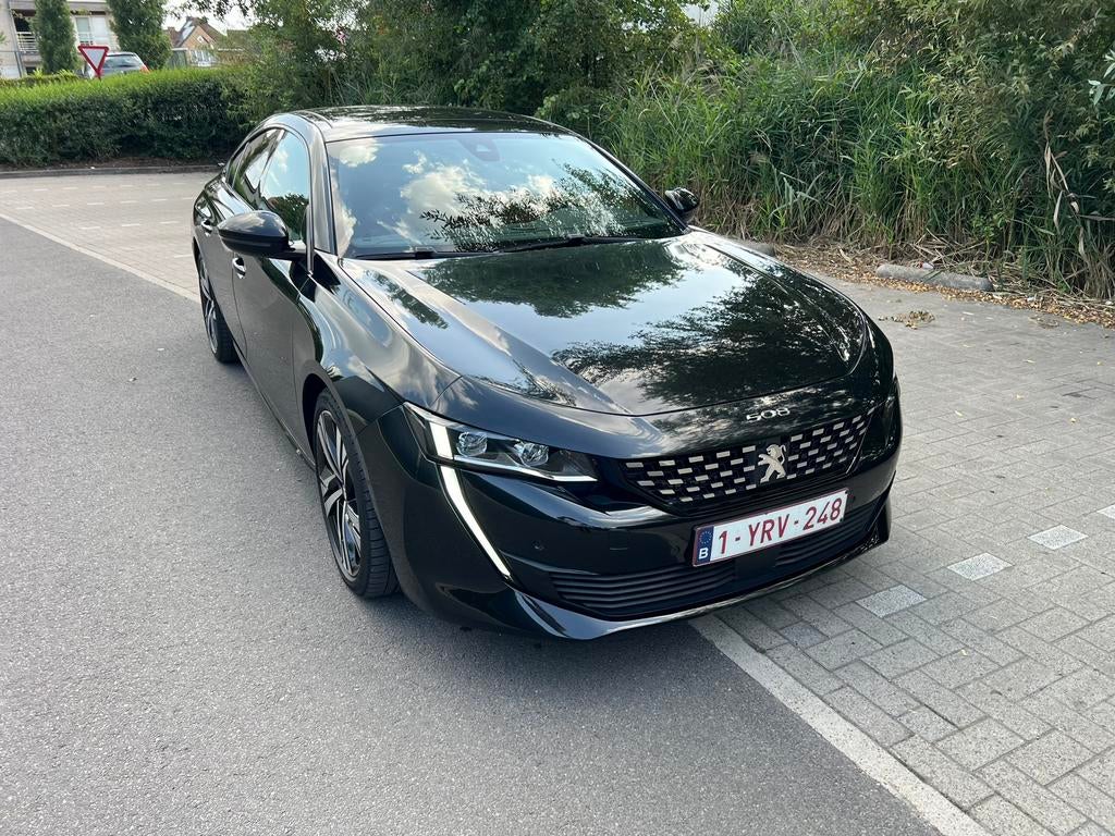 Peugeot 508 blue hdi, Auto's, Peugeot, Particulier, Centrale vergrendeling, Diesel, Euro 6, Berline, 5 deurs, Automaat, Zwart