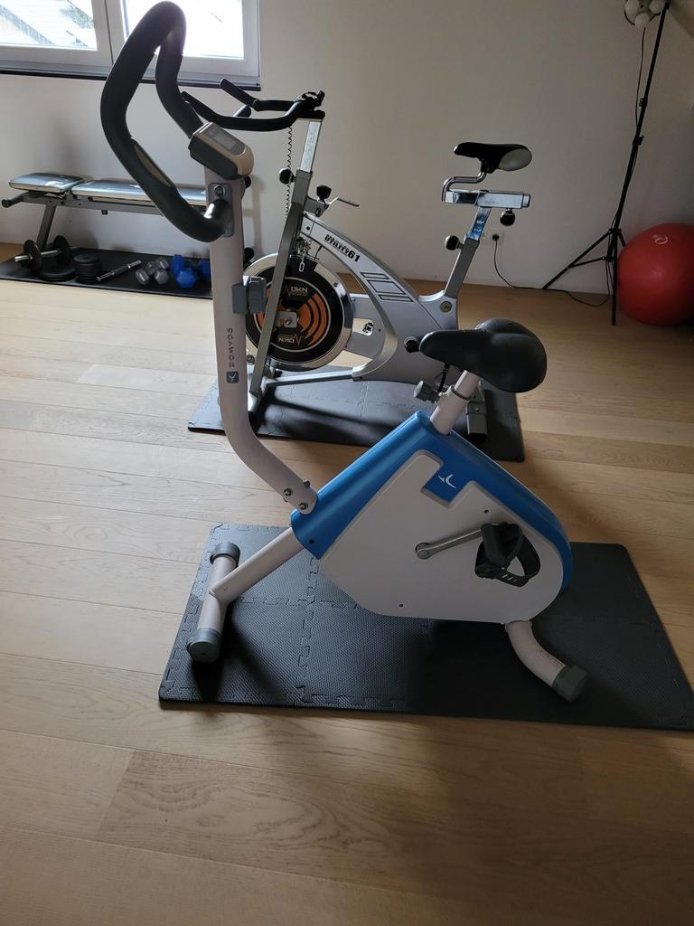 2 velos d’appartement, Jambes, Aluminium, Enlèvement, Utilisé