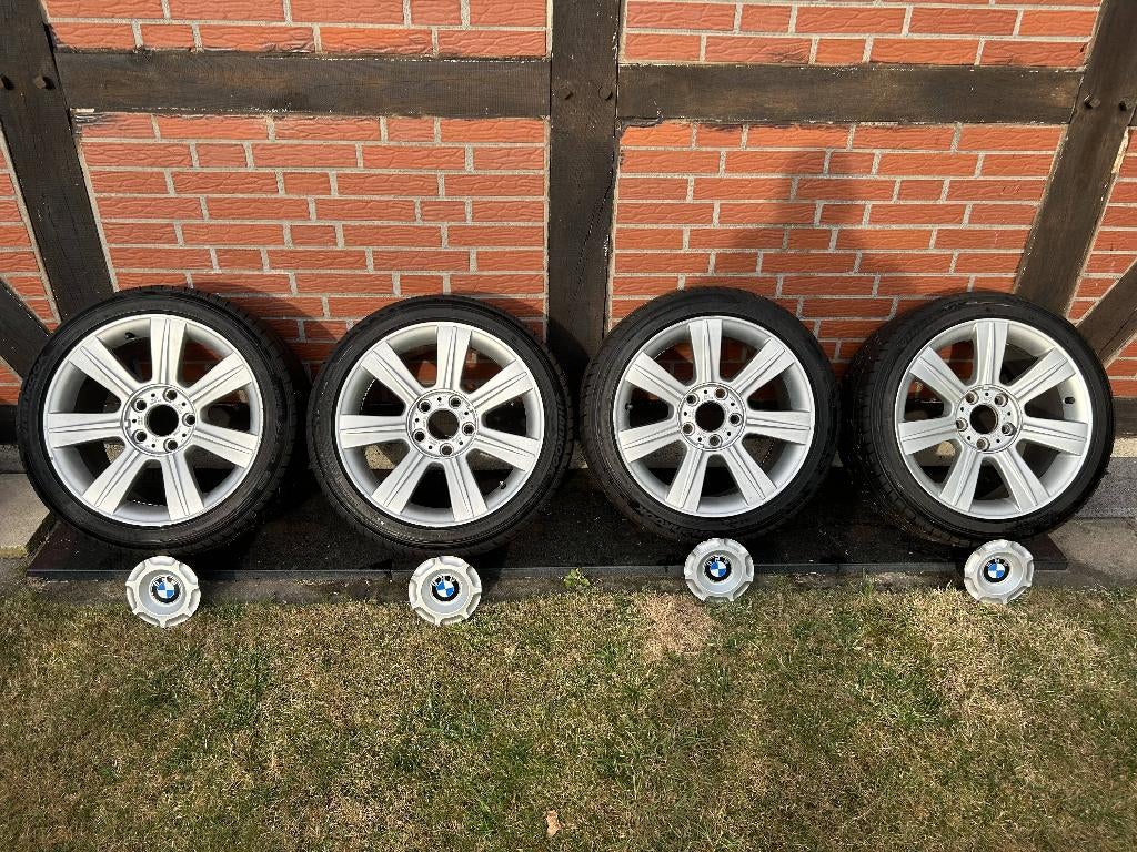 Originele BMW 3-serie (E46) lichtmetalen velgen, Gebruikt, Banden en Velgen, 17 inch, Ophalen