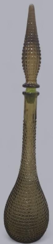 Empoli Genie fles. noppen patroon., Antiquités & Art, Antiquités | Verre & Cristal, Enlèvement