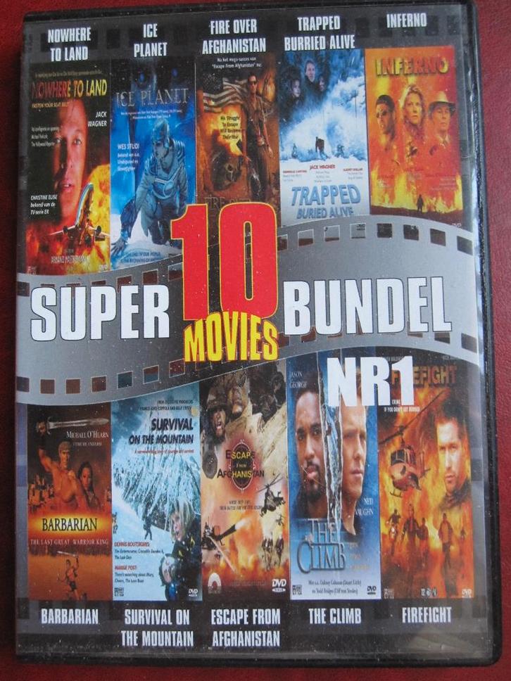 Super 10 Movies Bundel 1 (2 disc), Cd's en Dvd's, Dvd's | Overige Dvd's, Zo goed als nieuw, Boxset, Vanaf 16 jaar, Ophalen of Verzenden