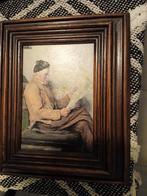 Schilderijtje op sleutelkastje, Antiek en Kunst, Ophalen of Verzenden