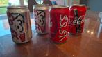 4 canettes avec lettres arabes - Cola & Cola Light, Collections, Enlèvement ou Envoi