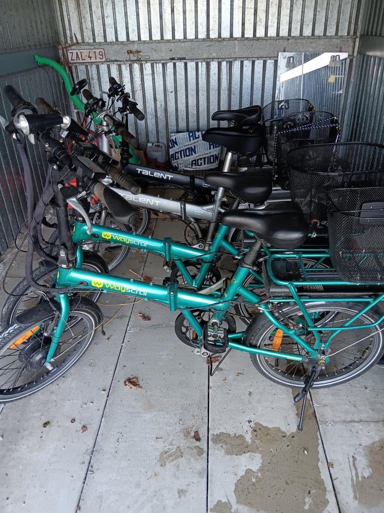 4 electrische vouwfietsen, Fietsen en Brommers, Fietsen | Tandems, Ophalen
