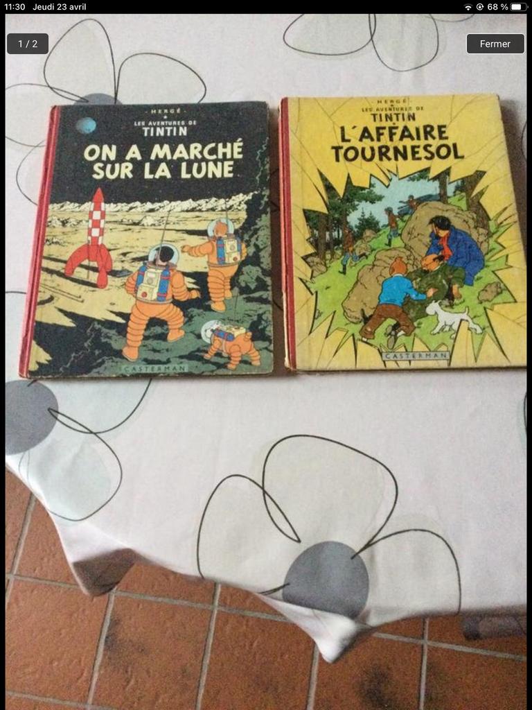 BD TINTIN, Utilisé