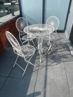 Engels siertuinset wit, Tuin en Terras, Ophalen, Gebruikt, Tuinset, Overige materialen