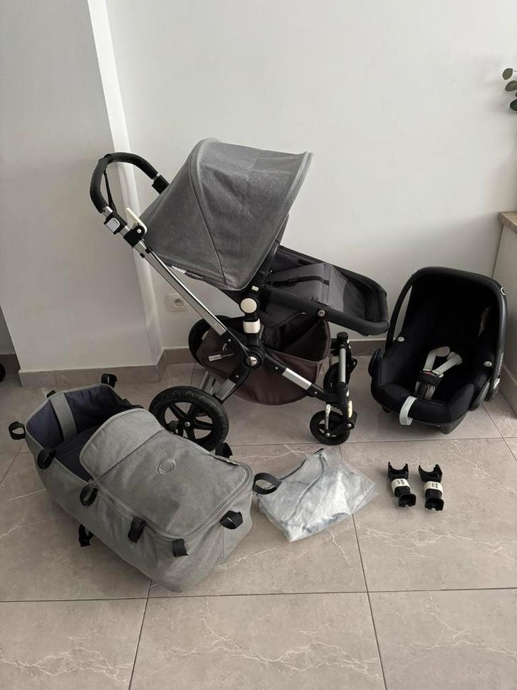 poussette BUGABOO CAMÉLÉON 3 avec landau et maxi-cosi, Enfants & Bébés, Poussettes & Combinaisons, Comme neuf, Poussette, Maxi-Cosi