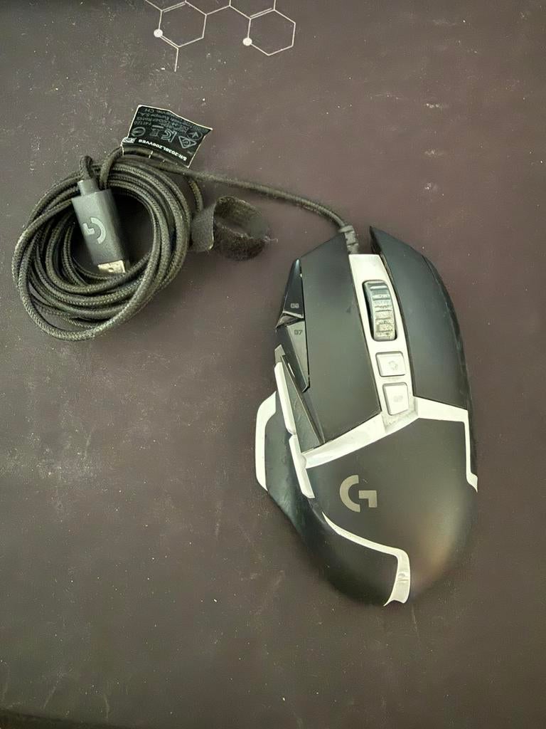 Gaming Muis Logitech G502 SE Hero, Computers en Software, Ophalen, Zo goed als nieuw, Muis