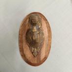 porte-manteau avec tête de chien, Maison & Meubles, Enlèvement ou Envoi, Comme neuf, Bois, Portemanteau mural