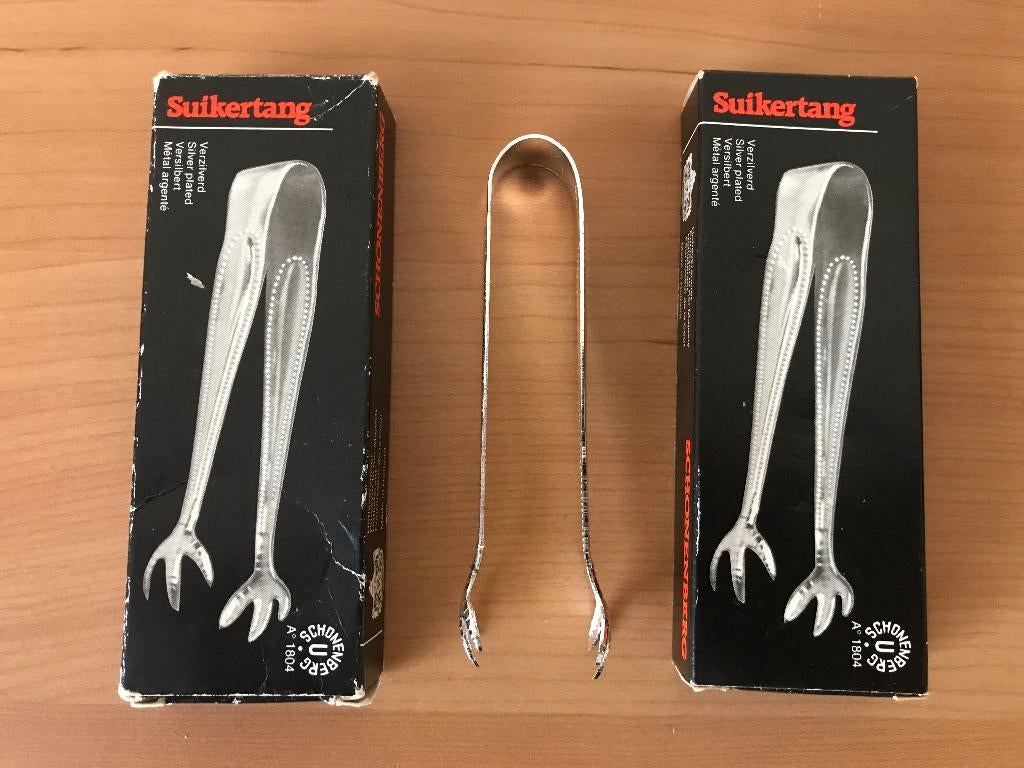 Pince à sucre vintage en métal argenté / Neuf !!!, Enlèvement
