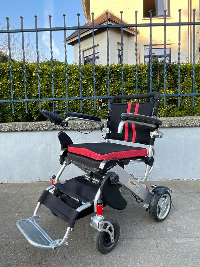 Smart Chair XL opvouwbare elektrische rolstoel nieuwstaat, Ophalen of Verzenden, Inklapbaar, Zo goed als nieuw, Elektrische rolstoel