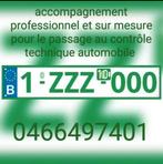 Contrôle technique, keuring, plaque Z, A platen.