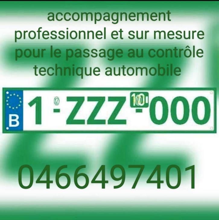 Contrôle technique, keuring, plaque Z, A platen., Autos : Divers, Garages