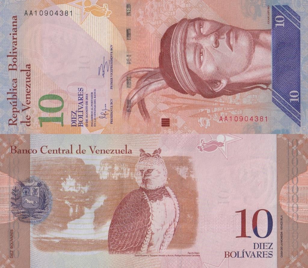 Venezuela 10 Bolivares, Ophalen of Verzenden, Zuid-Amerika, Los biljet