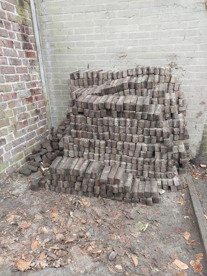 Klinkertjes, perfect voor een tuinpad, Doe-het-zelf en Bouw, Metselstenen, Ophalen