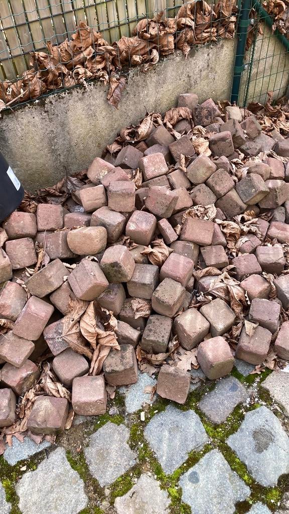 Bruinrode kasseitjes - gratis, Jardin & Terrasse, Enlèvement, Utilisé, Rouge, Rocher