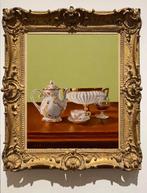 "Een koffiepot, een kopje en een glas cognac", Verzenden