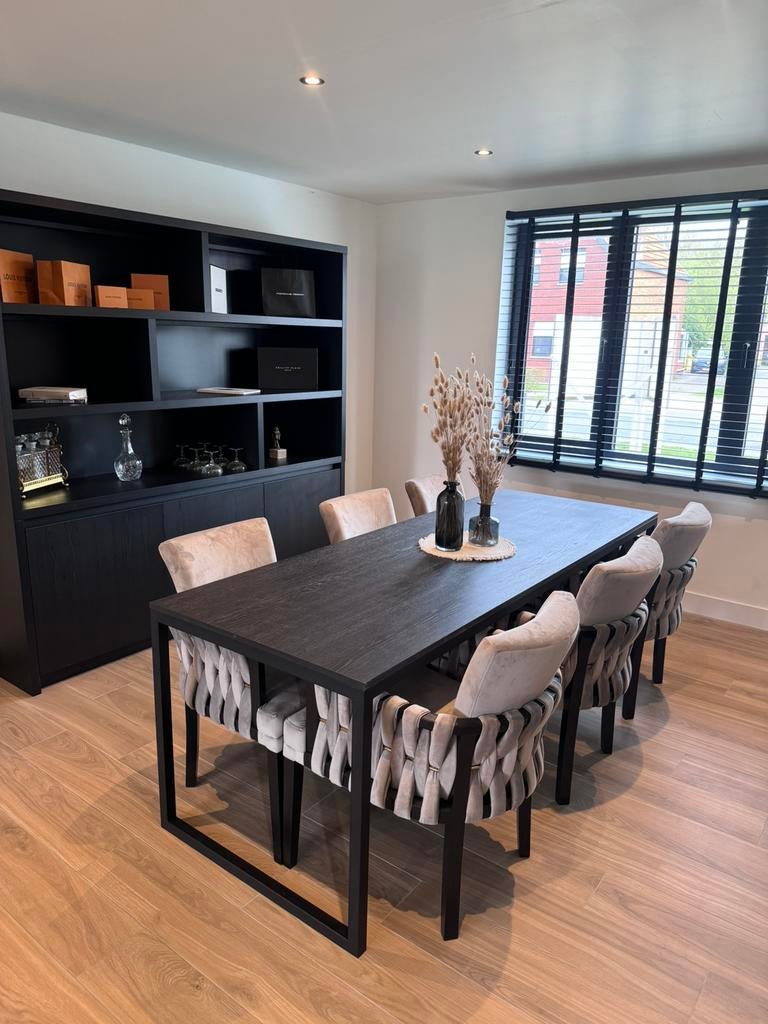 Tafel+stoelen, Ophalen, Zo goed als nieuw, Beige