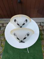 Ensemble d’applique murale, Maison & Meubles, Lampes | Appliques, Enlèvement, Utilisé, Verre