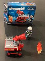 Playmobil 9467 : Pompier avec robot d’intervention., Enlèvement ou Envoi, Comme neuf, Ensemble complet