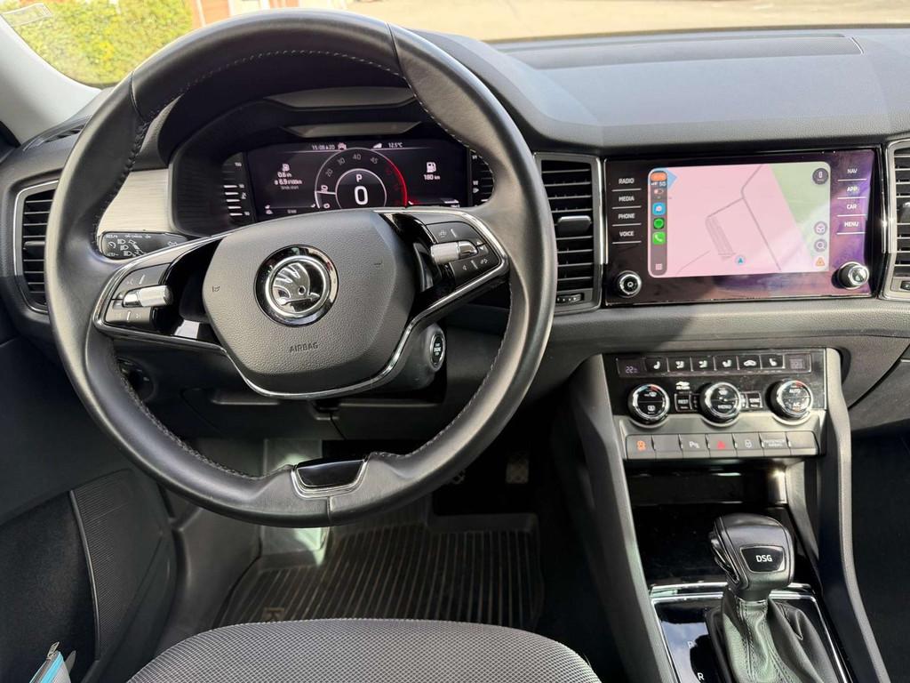 Skoda Kodiaq 2.0TDi DSG Keyless/Carplay/Android/Facelift/Cam, Auto's, Skoda, Automaat, Stof, Gebruikt, Zwart