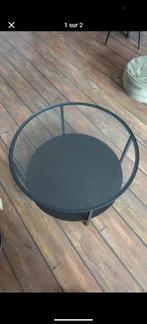 Ronde woonkamertafel, Huis en Inrichting, Ophalen, Gebruikt, Glas