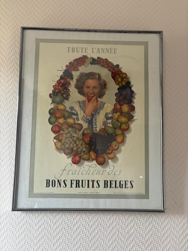 Affiche Vintage Originale ONDAH- Ets Jean Malvaux, Enlèvement, Comme neuf