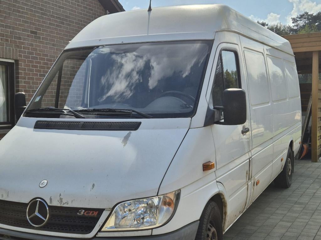 mercedes benz sprinter, Stof, Wit, Mercedes-Benz, 95 kW
