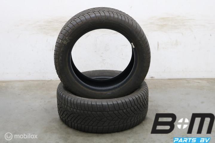 2 x 2555019 107T Goodyear UltraGrip Perf 7mm 255 50 19, 19 inch, Gebruikt, 255 mm, Winterbanden