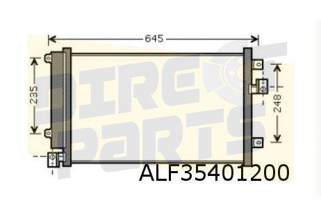 Fiat Multipla (9/04-5/09) Multipla (1.9JTD) condensor OES! 7, Autos : Pièces & Accessoires, Climatisation & Chauffage, Fiat, Neuf