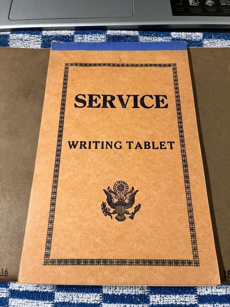 Tablette d'écriture de service WW2, Enlèvement ou Envoi, Armée de terre, Livre ou Revue