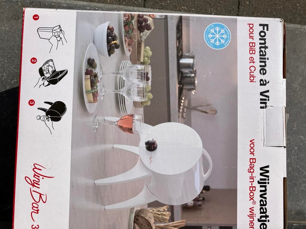 Wijnvaatje voor bag in box wijnen, Ophalen, Nieuw, Rood