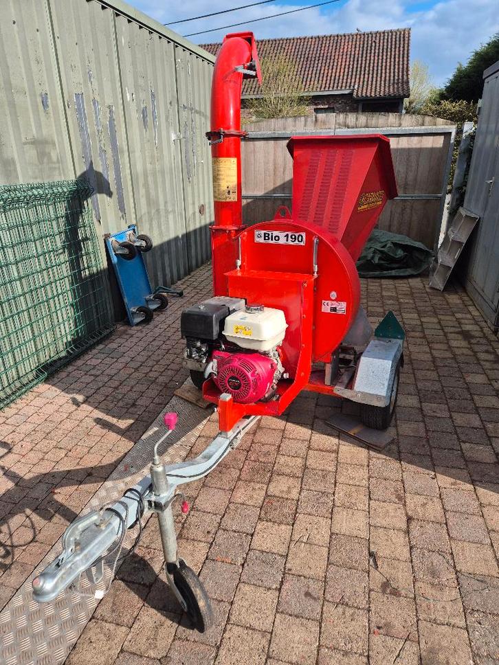 Broyeur Caravaggi BIO190 H Honda 13cv essence, Jardin & Terrasse, Déchiqueteurs, Comme neuf, Essence, Enlèvement