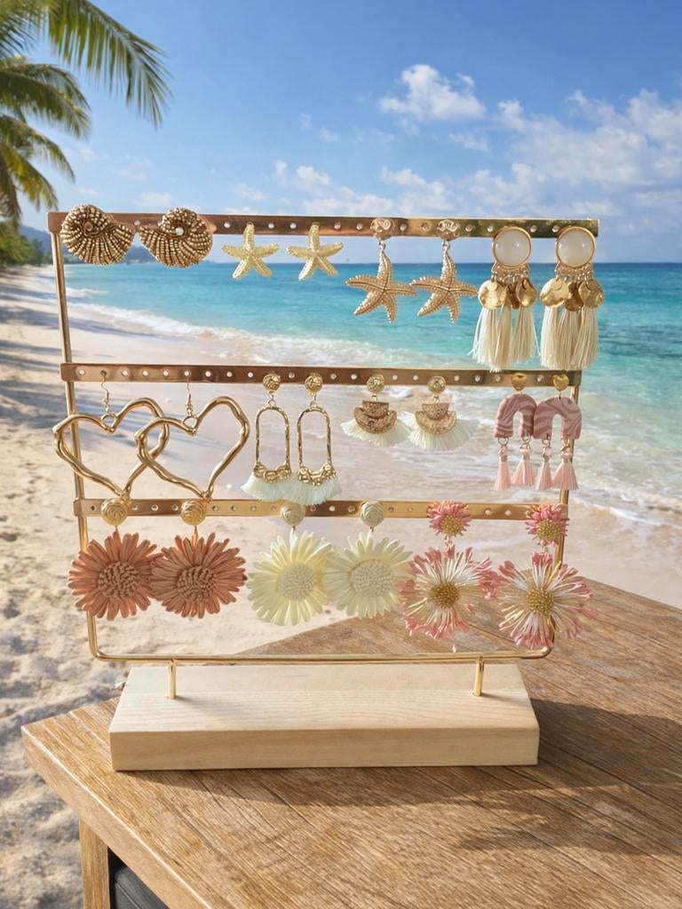 Trendy oorbellen ibiza NU 1+1 gratis!🌊, Ophalen of Verzenden, Nieuw