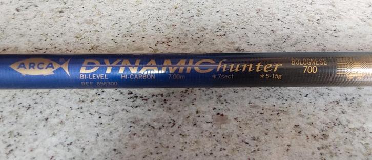 Arca canne téléscopique bolognese 7mètres (pêche au coup), Watersport en Boten, Hengelsport | Witvissen, Gebruikt, Overige typen