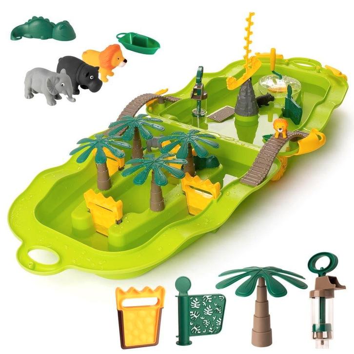 jouet jeu d'eau jungle trolley Starplast avec écluses etc., Enfants & Bébés, Jouets | Tables de jeux, Comme neuf, Enlèvement